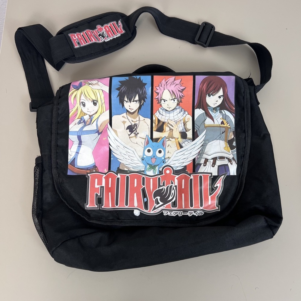 Fairy Tail Anime Messenger Bag Crossbody Laptop School Manga Crossplay Merch